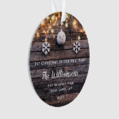 ウッドラ素朴イツスターズニューホームフォトオーナメント オーナメント (正面)