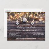 ウッドラ素朴イツホリデーオープンハウス招待状 インビテーションポストカード (正面/裏面)