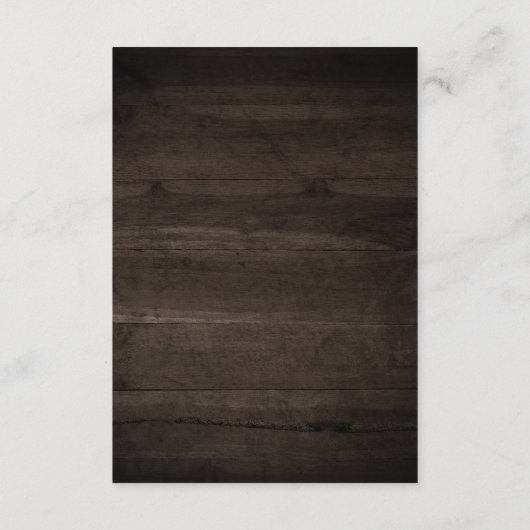 ウッドラ素朴イツボホエレガントグリーナリー披露宴 エンクロージャーカード (裏面)