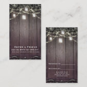 ウッドラ素朴イトとメイスンジャーが友人を参照 紹介カード (正面/裏面)