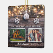 ウッドラ素朴イト2フォトニューホーム セラミックオーナメント (左)