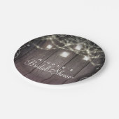 ウッドラ素朴イト&メイスンジャーズが結婚輝く ペーパープレート (アングル)