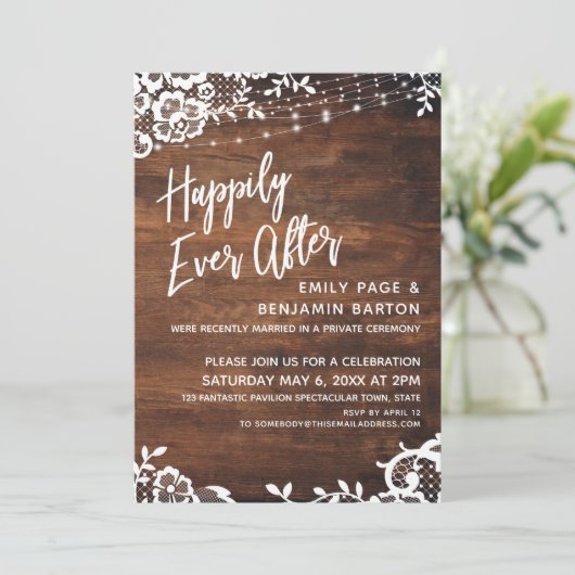 ウッドラ素朴イト&レースハッピーエバーアフターイベント 招待状 (スタンド正面)