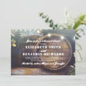 ウッドラ素朴イライトベビーの息のリハーサルディナー 招待状 (スタンド正面)