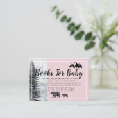 ウッドラ素朴ンドがピンク色の赤ちゃんシャワーをメールで浴びる エンクロージャーカード (スタンド正面)