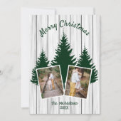 ウッドラ素朴ンドのクリスマス写真 シーズンカード (正面)