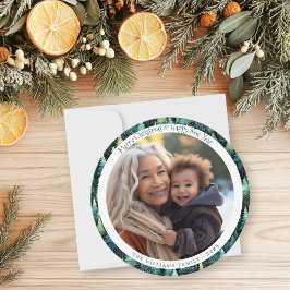 ウッドラ素朴ンドのクリスマス写真 シーズンカード