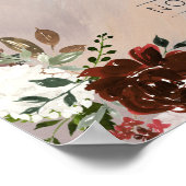 ウッドラ素朴ンドの羽とフローラ開花 ポスター (角)