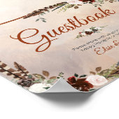 ウッドラ素朴ンドの羽とフローラ開花 ポスター (角)