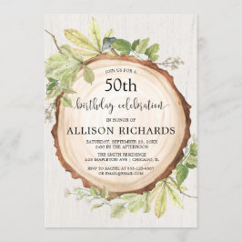 ウッドラ素朴ンドの誕生日パーティー 招待状