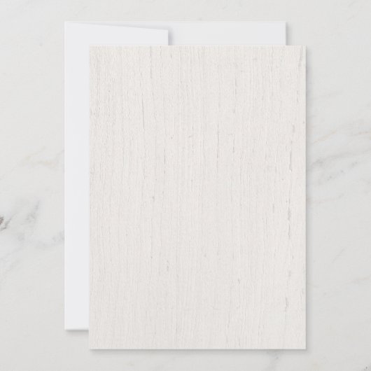 ウッドラ素朴ンドの野外の森テーマ結婚ズ 招待状 (裏面)