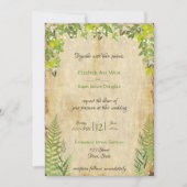 ウッドラ素朴ンドアイビーライト結婚式招待状 招待状 (正面)
