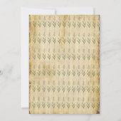 ウッドラ素朴ンドアイビーライト結婚式招待状 招待状 (裏面)