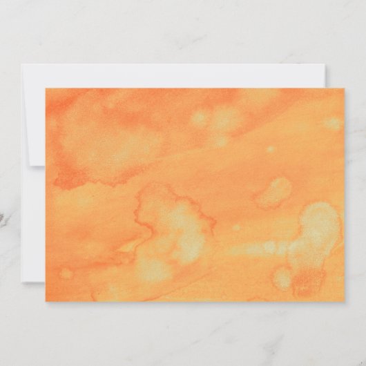 ウッドラ素朴ンドキツネ結婚式招待状 招待状 (裏面)