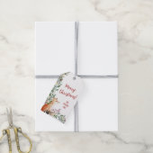 ウッドラ素朴ンドキツネ ギフトタグ (より糸付き)