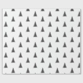 ウッドラ素朴ンドクリスマスツリーギフトラッピング紙 ラッピングペーパー (フラット)