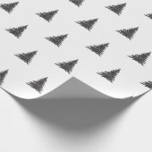 ウッドラ素朴ンドクリスマスツリーギフトラッピング紙 ラッピングペーパー (角)