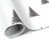 ウッドラ素朴ンドクリスマスツリーギフトラッピング紙 ラッピングペーパー (ロールコーナー)