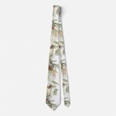 ウッドラ素朴ンドグリーン&ピネコーン結婚ズ ネクタイ (正面)