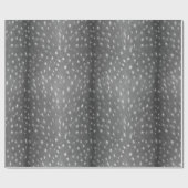 ウッドラ素朴ンドグレーの子鹿の斑点の毛皮 ラッピングペーパー (フラット)