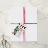 ウッドラ素朴ンドサンキューギフト誕生日ラベル ギフトタグ (より糸付き)