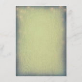 ウッドラ素朴ンドズ結婚インフォメーションゲスト エンクロージャーカード (裏面)