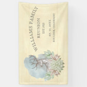 ウッドラ素朴ンドファミリー懇親会 横断幕 (縦)