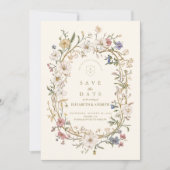 ウッドラ素朴ンドファーン結婚ズ セーブザデート (正面)