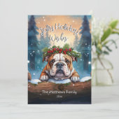 ウッドラ素朴ンドフォレストのぞきブルドッグすてき シーズンカード (スタンド正面)