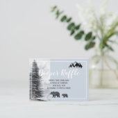 ウッドラ素朴ンドベアーおむつラッフル エンクロージャーカード (スタンド正面)