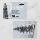 ウッドラ素朴ンドベアーおむつラッフル エンクロージャーカード (正面/裏面)