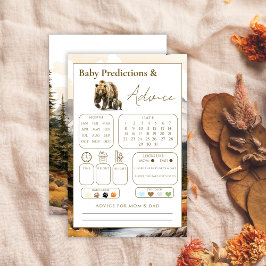 ウッドラ素朴ンドベビー予測とアドバイスシャワー