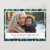 ウッドラ素朴ンドホリデーフォトカード シーズンポストカード (正面)