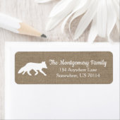 ウッドラ素朴ンドホワイトキツネバフェイクラップ ラベル (インサイチュ)