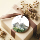 ウッドラ素朴ンドマウンテンフォレストパイン結婚ズ フェイバータグ