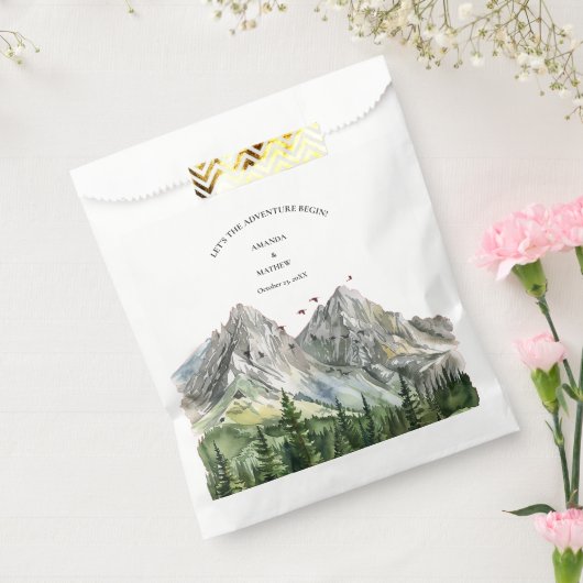 ウッドラ素朴ンドマウンテンフォレストパイン結婚ズ フェイバーバッグ (封をした状態)