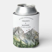 ウッドラ素朴ンドマウンテンフォレストパイン結婚ズ 缶クーラー (缶正面)