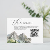 ウッドラ素朴ンドマウンテンフォレ結婚スト詳細 出欠カード (スタンド正面)