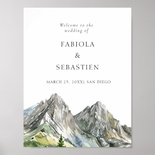 ウッドラ素朴ンドマウンテン結婚フォレスト ポスター (正面)