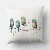 ウッドラ素朴ンドラブバードお祝い クッション (裏面)