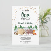 ウッドラ素朴ンドワイルドワン誕生日パーティー 招待状 (スタンド正面)