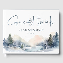 ウッドラ素朴ンド冬林結婚の ゲストブック