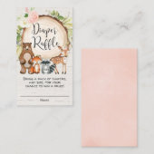 ウッドラ素朴ンド動物少女おむつデッフルカード エンクロージャーカード (正面/裏面)