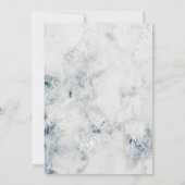 ウッドラ素朴ンド動物水彩写真 招待状 (裏面)