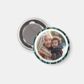 ウッドラ素朴ンド家族のクリスマス写真 マグネット (正面/裏面)