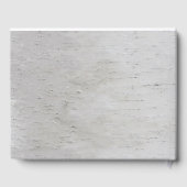 ウッドラ素朴ンド彫りハート樺の木ツリ結婚ーズ ゲストブック (裏面)