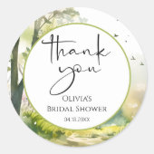 ウッドラ素朴ンド春フォレスト ラウンドシール (正面)