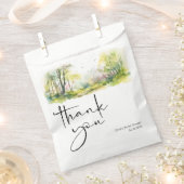 ウッドラ素朴ンド春フォレ結婚スト フェイバーバッグ (クリップ留めされた状態)