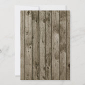 ウッドラ素朴ンド森林写真誕生のお知らせ 案内状 (裏面)