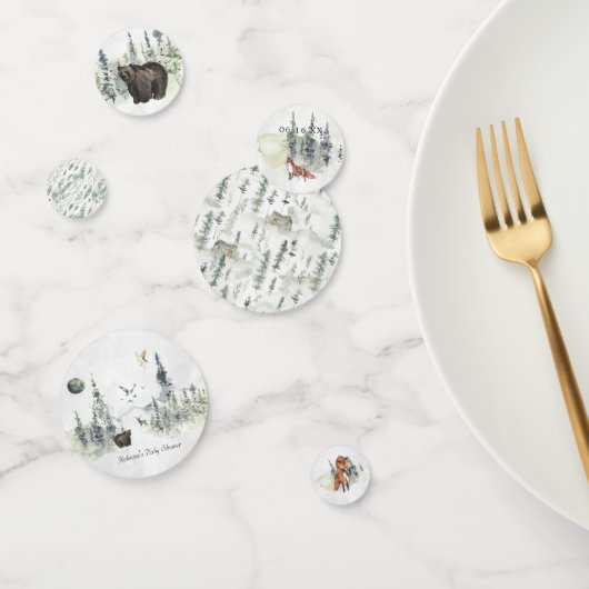 ウッドラ素朴ンド森林動物パーティー コンフェッティ (グループ)